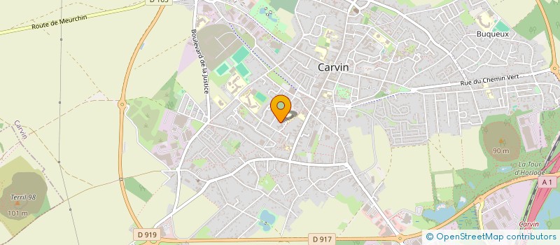 localisation de l'entreprise MONSIEUR LAURENT DHONDT  CARVIN