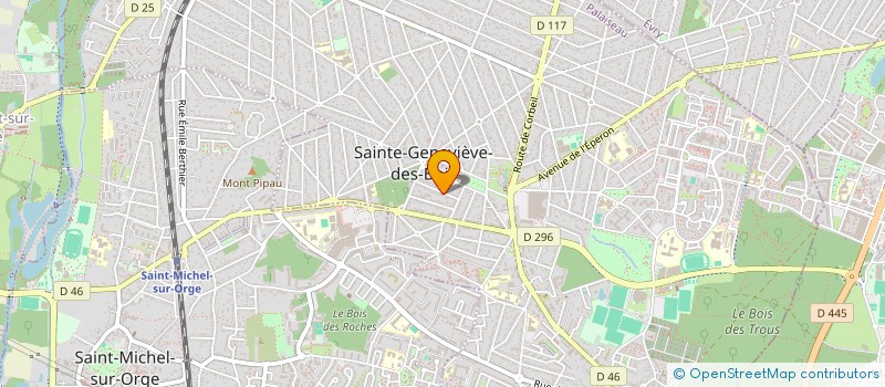 localisation de l'entreprise MONSIEUR LAURENT DI BERNARDO à SAINTE-GENEVIEVE-DES-BOIS
