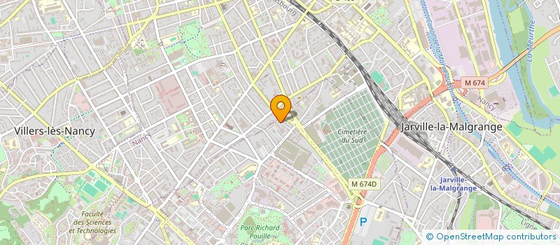 localisation de l'entreprise MONSIEUR LAURENT DI CARLO  VANDUVRE-LES-NANCY