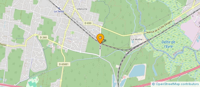 localisation de l'entreprise MONSIEUR LAURENT DI MERCURIO  LE TEICH