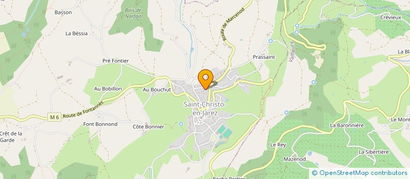 localisation de l'entreprise MONSIEUR LAURENT DI ROSA  SAINT-CHRISTO-EN-JAREZ