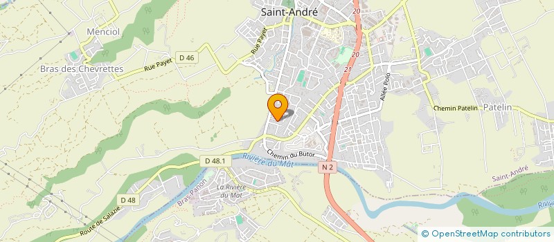 localisation de l'entreprise MONSIEUR LAURENT DIALLO à SAINT-ANDRE
