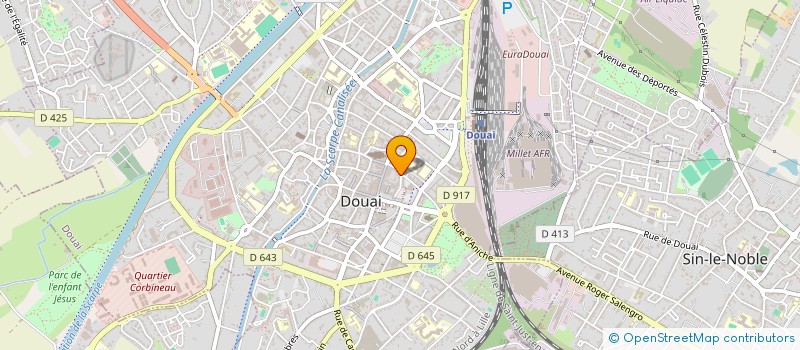 localisation de l'entreprise MONSIEUR LAURENT DIETSCH à DOUAI