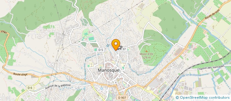 localisation de l'entreprise MONSIEUR LAURENT DIEUDONNE à MANOSQUE