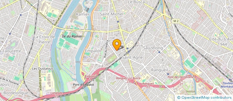 localisation de l'entreprise MONSIEUR LAURENT DIMPRE  TOULOUSE