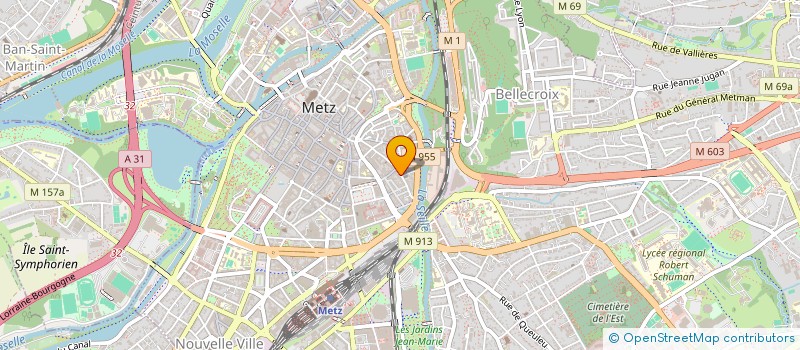 localisation de l'entreprise MONSIEUR LAURENT DINTINGER  METZ