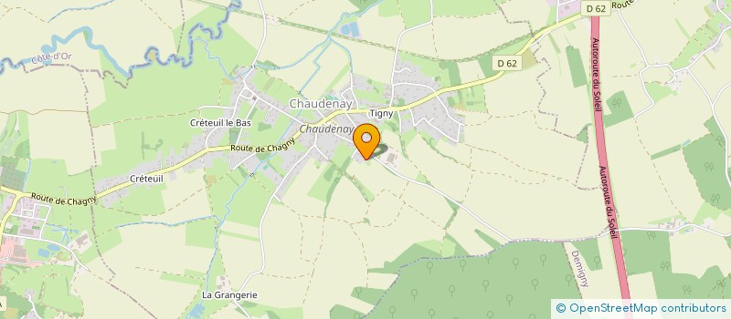 localisation de l'entreprise MONSIEUR LAURENT DION  CHAUDENAY