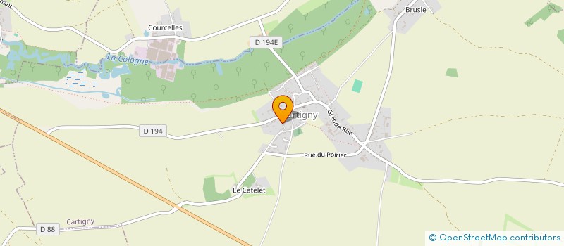 localisation de l'entreprise MONSIEUR LAURENT DOBEL  CARTIGNY