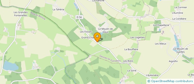 localisation de l'entreprise MONSIEUR LAURENT DOBIGNY  GESNES-LE-GANDELIN