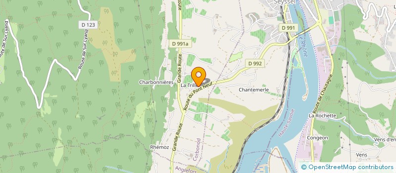 localisation de l'entreprise MONSIEUR LAURENT DOCHE  CORBONOD