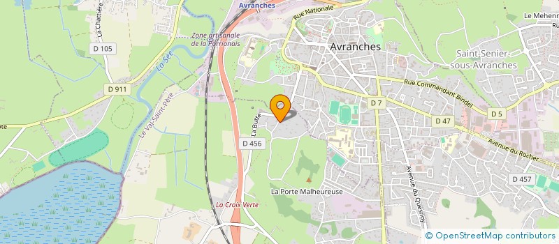 localisation de l'entreprise MONSIEUR LAURENT DODIER  LE VAL-SAINT-PERE