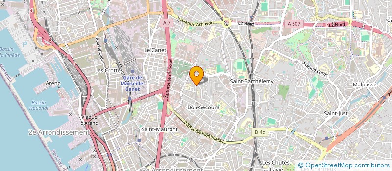 localisation de l'entreprise MONSIEUR LAURENT DOGLIANI  MARSEILLE