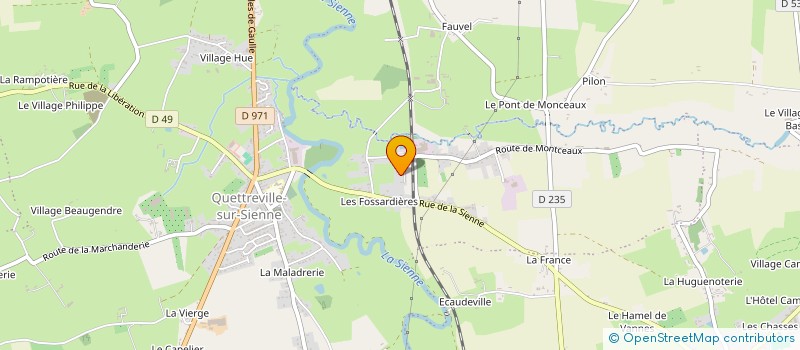 localisation de l'entreprise MONSIEUR LAURENT DOINEL  QUETTREVILLE-SUR-SIENNE