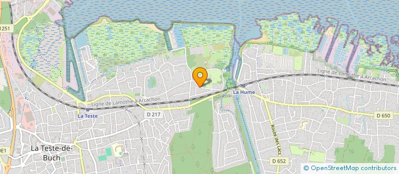 localisation de l'entreprise MONSIEUR LAURENT DONNADILLE  LA TESTE-DE-BUCH