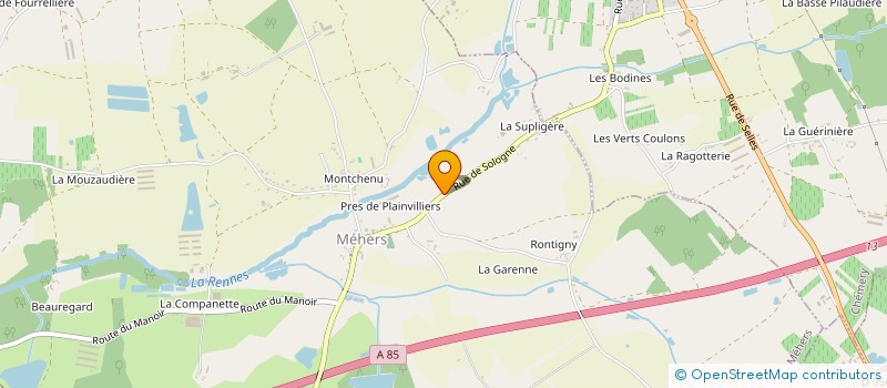 localisation de l'entreprise MONSIEUR LAURENT DONY  MEHERS