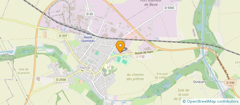 localisation de l'entreprise MONSIEUR LAURENT DORMEGNIES  NESLE