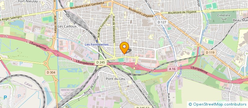 localisation de l'entreprise MONSIEUR LAURENT DOUALLE  CALAIS