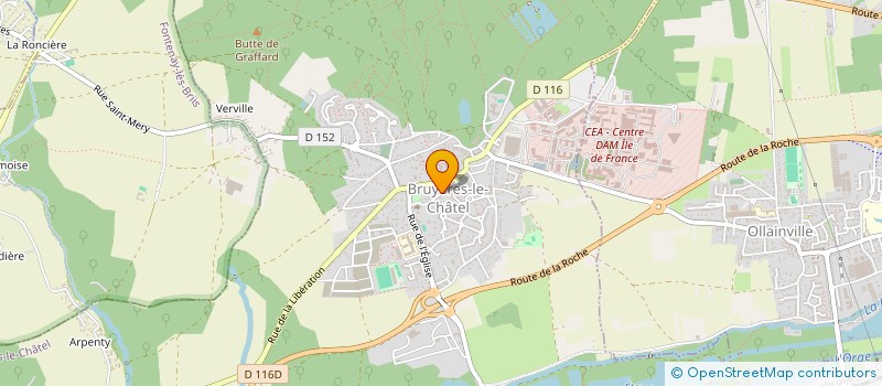 localisation de l'entreprise MONSIEUR LAURENT DOUBININE  BRUYERES-LE-CHATEL