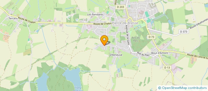 localisation de l'entreprise MONSIEUR LAURENT DOUSSOT  PIERRE-DE-BRESSE