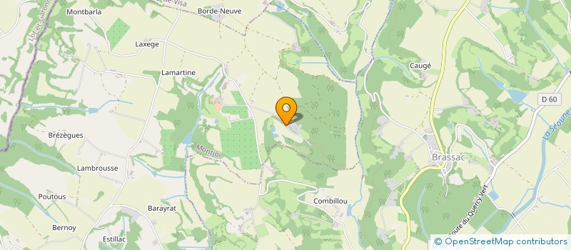 localisation de l'entreprise MONSIEUR LAURENT DOUZIECH  MONTJOI