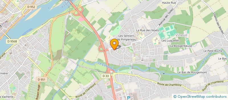 localisation de l'entreprise MONSIEUR LAURENT DOWLASZ  VINEUIL