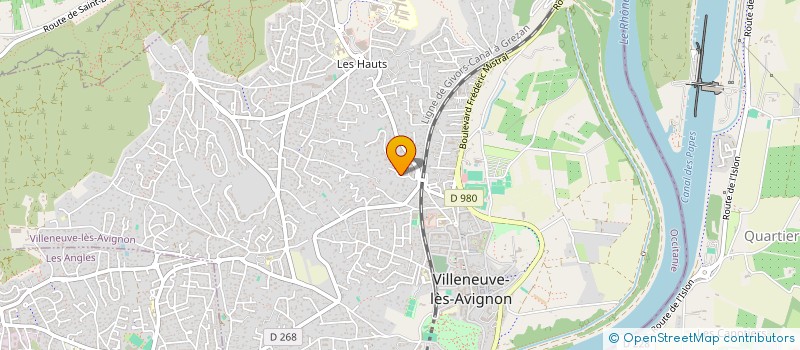 localisation de l'entreprise MONSIEUR LAURENT DRAPEAU  VILLENEUVE-LES-AVIGNON