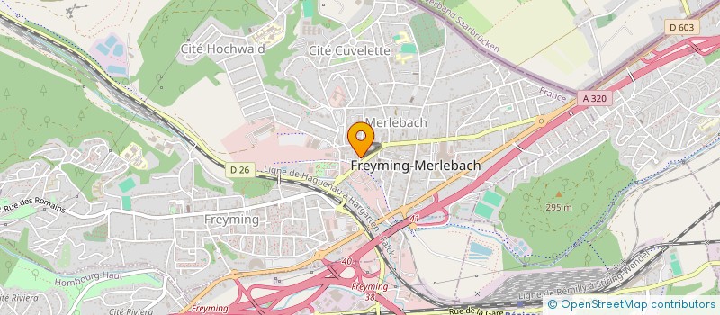 localisation de l'entreprise MONSIEUR LAURENT DRIE  FREYMING-MERLEBACH
