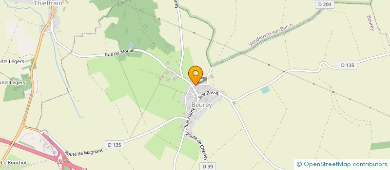 localisation de l'entreprise MONSIEUR LAURENT DROUARD  BEUREY