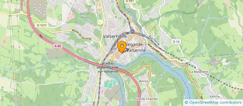 localisation de l'entreprise MONSIEUR LAURENT DROUAULT à VALSERHONE