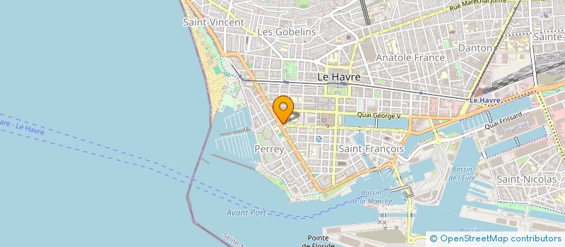 localisation de l'entreprise MONSIEUR LAURENT DROUIN  LE HAVRE