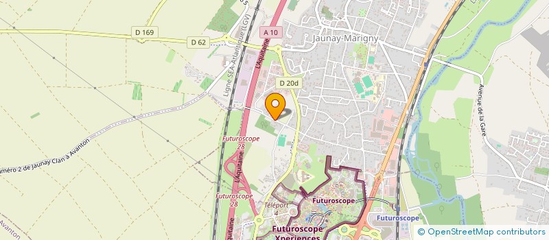 localisation de l'entreprise MONSIEUR LAURENT DROUINEAU  JAUNAY-MARIGNY