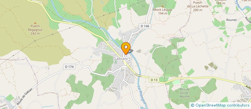 localisation de l'entreprise MONSIEUR LAURENT DROULIN  GABIAN