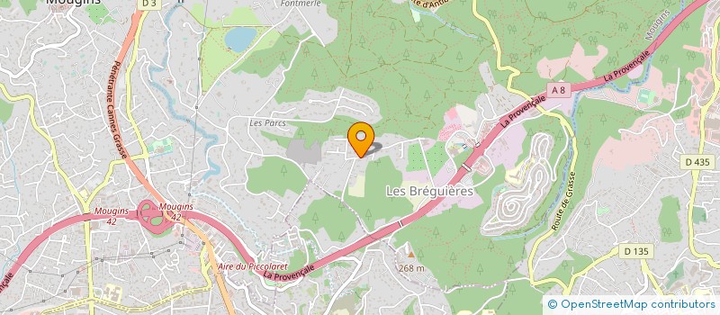 localisation de l'entreprise MONSIEUR LAURENT DUARTE  ROQUEFORT-LES-PINS