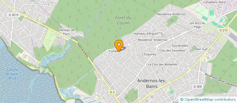 localisation de l'entreprise MONSIEUR LAURENT DUBARRY  ANDERNOS-LES-BAINS