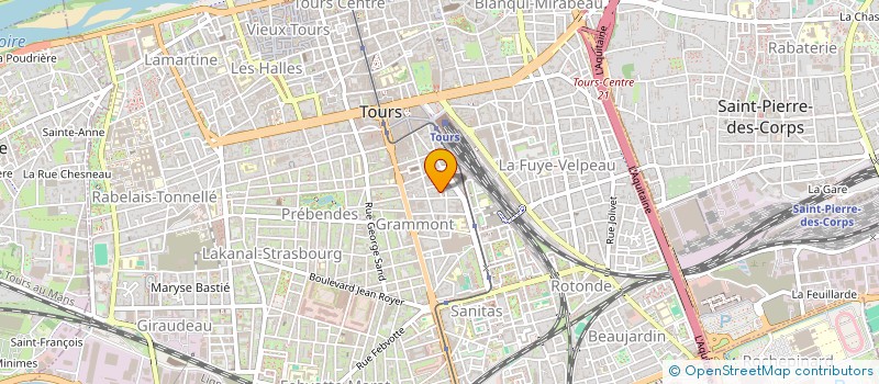 localisation de l'entreprise MONSIEUR LAURENT DUBOIS  TOURS