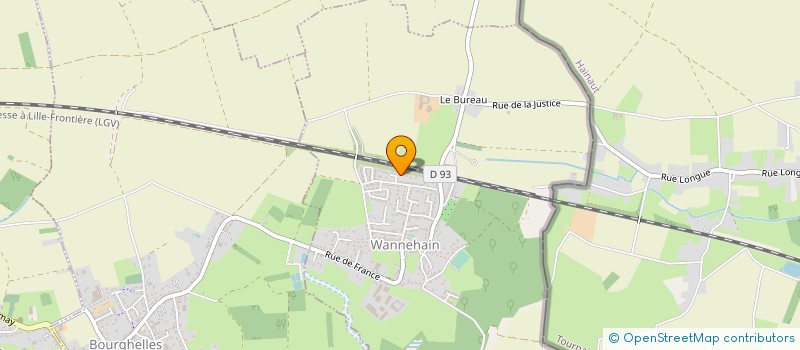 localisation de l'entreprise MONSIEUR LAURENT DUBOIS  WANNEHAIN