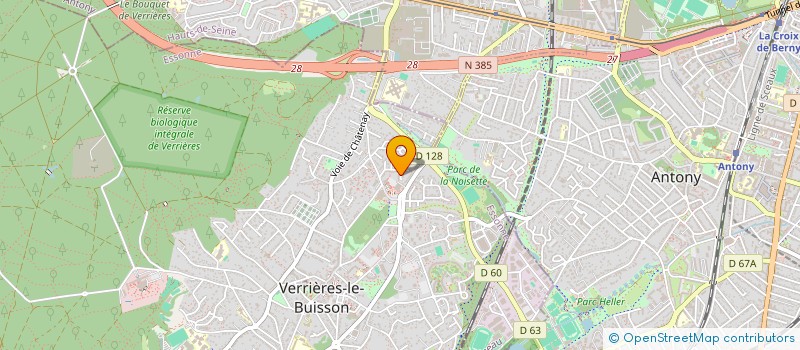 localisation de l'entreprise MONSIEUR LAURENT DUBOIS  VERRIERES-LE-BUISSON