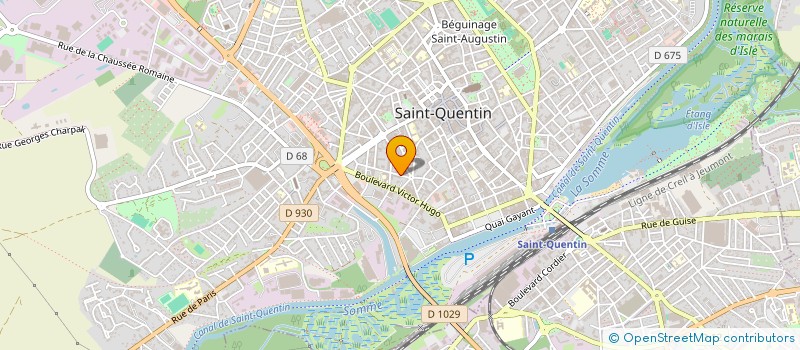 localisation de l'entreprise MONSIEUR LAURENT DUBOIS à SAINT-QUENTIN