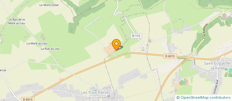 localisation de l'entreprise MONSIEUR LAURENT DUBOSC  LES TROIS-PIERRES
