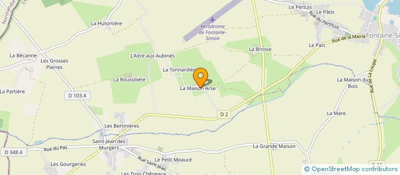 localisation de l'entreprise MONSIEUR LAURENT DUBOULAY à FONTAINE-SIMON