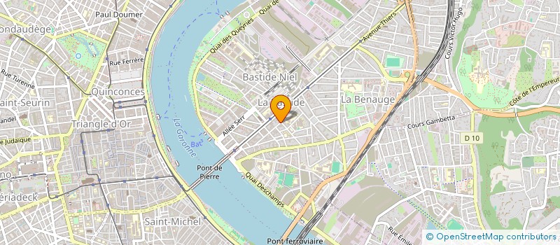 localisation de l'entreprise MONSIEUR LAURENT DUCASTEL  BORDEAUX