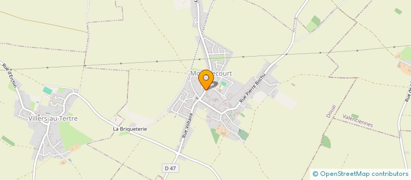 localisation de l'entreprise MONSIEUR LAURENT DUCHOSSOY à MONCHECOURT