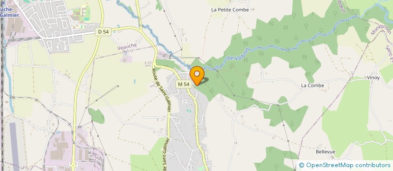 localisation de l'entreprise MONSIEUR LAURENT DUCLAUX  ANDREZIEUX-BOUTHEON