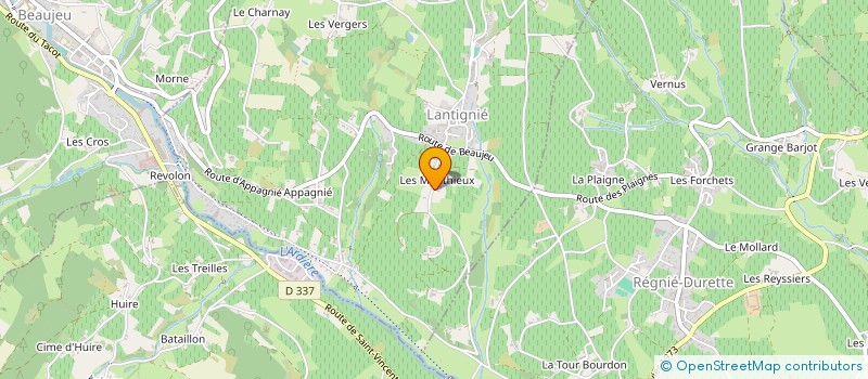 localisation de l'entreprise MONSIEUR LAURENT DUCOTE  LANTIGNIE