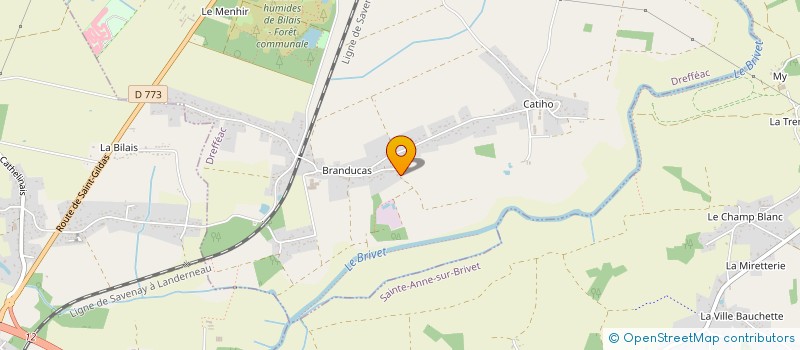 localisation de l'entreprise MONSIEUR LAURENT DUCOURET  DREFFEAC