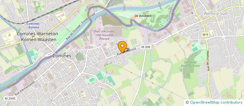 localisation de l'entreprise MONSIEUR LAURENT DUEZ  COMINES