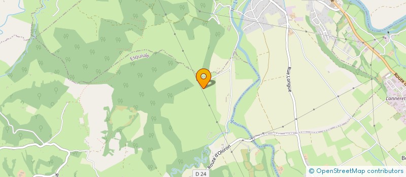 localisation de l'entreprise MONSIEUR LAURENT DUFAU  ESQUIULE