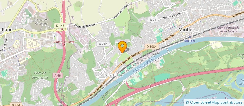 localisation de l'entreprise MONSIEUR LAURENT DUFOUR  NEYRON