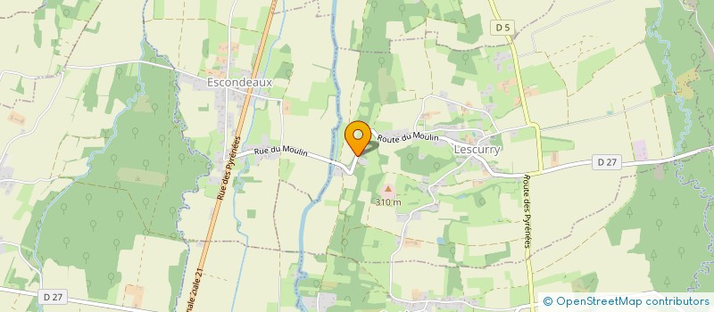 localisation de l'entreprise MONSIEUR LAURENT DUGES  LESCURRY