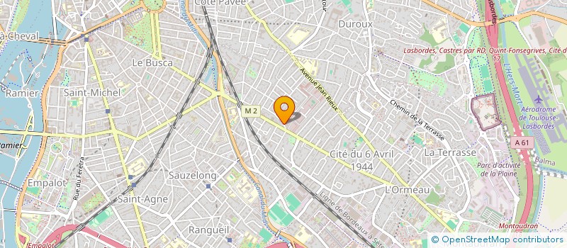 localisation de l'entreprise MONSIEUR LAURENT DULAC à TOULOUSE